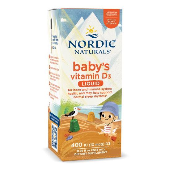 Nordic Naturals Baby's Vitamin D3 400iu 22.5ml