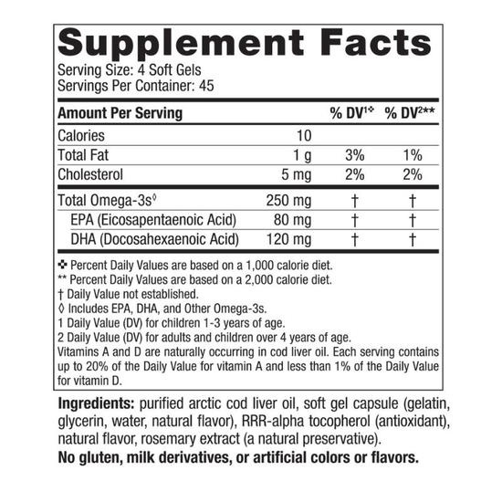 Nordic Naturals Children's DHA 250mg Omega-3 Strawberry Mini Softgels 90 Softgels