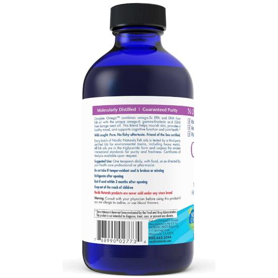 Nordic Naturals Complete Omega 1270mg Lemon 237ml