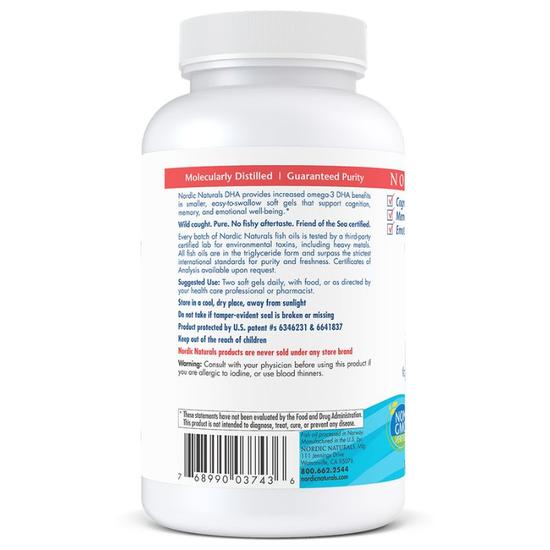 Nordic Naturals DHA 830mg Strawberry Softgels 90 Softgels