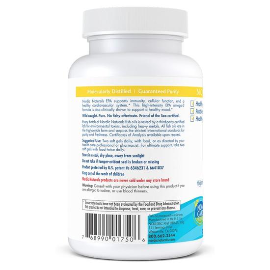 Nordic Naturals EPA 1210mg Lemon Softgels 60 Softgels