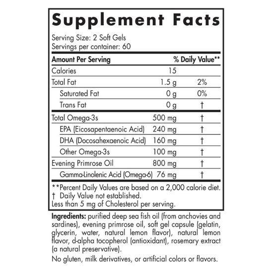 Nordic Naturals Omega Woman 500mg Softgels 120 Softgels