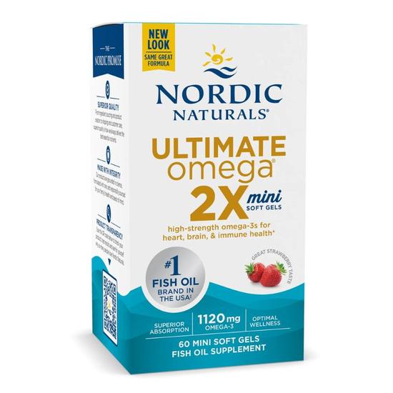 Nordic Naturals Ultimate Omega 2x Mini Softgels 60 Softgels
