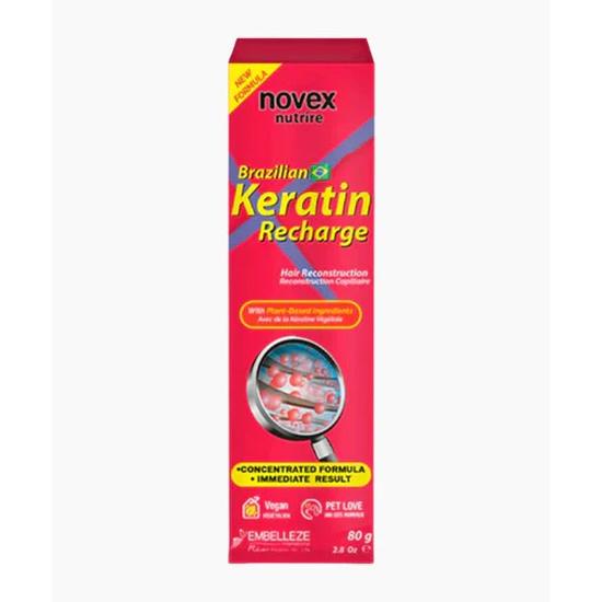Novex Brazilian Keratin Recharge Hair Reconstruction 80 g