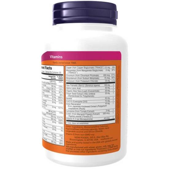 NOW Foods ADAM Multi-Vitamin For Men Capsules 90 Capsules