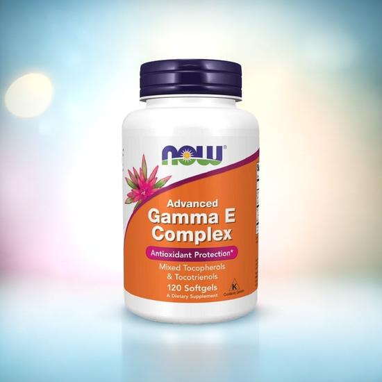 NOW Foods Advanced Gamma E Complex Softgels 120 Softgels