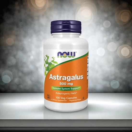 NOW Foods Astragalus 500mg Capsules 100 Capsules