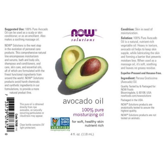 NOW Foods Avocado Oil 118ml
