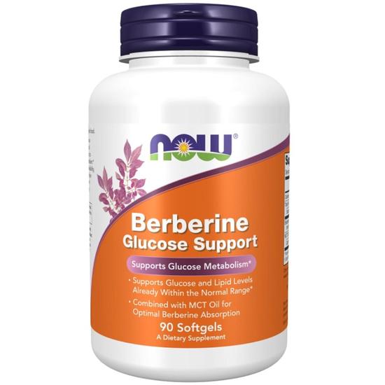 NOW Foods Berberine Glucose Support Softgels 90 Softgels