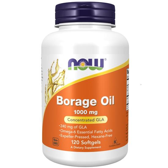 NOW Foods Borage Oil 1000mg Softgels 60 Softgels
