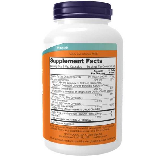 NOW Foods Cal-Mag Capsules 120 Capsules