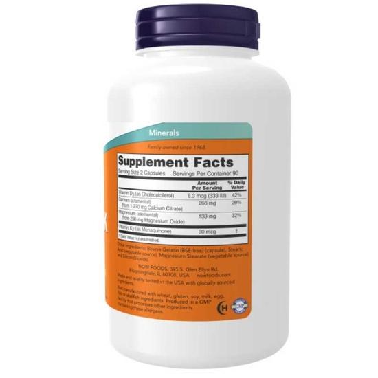 NOW Foods Cal-Mag DK Capsules 180 Capsules