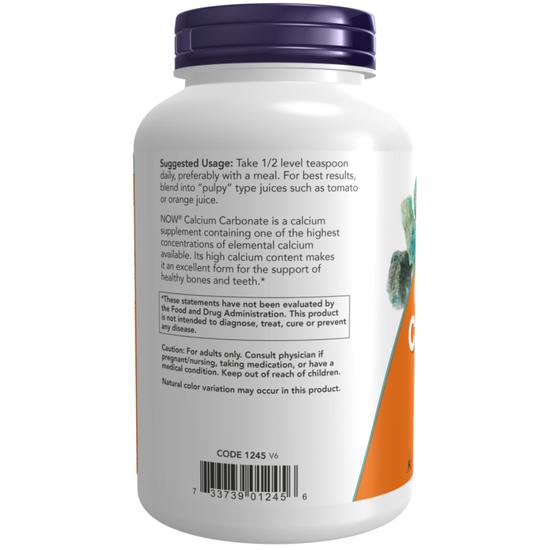 NOW Foods Calcium Carbonate Pure Powder 340g