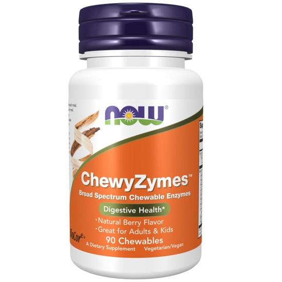 NOW Foods ChewyZymes Chewables 90 Chewables