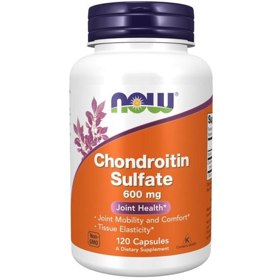NOW Foods Chondroitin Sulphate 600mg Capsules 120 Capsules