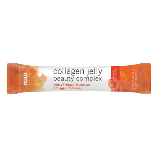 NOW Foods Collagen Jelly Beauty Complex Sweet Orange Sticks 10