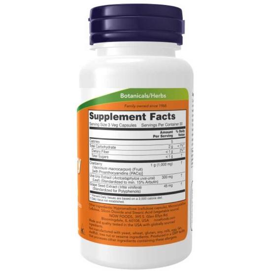 NOW Foods Cranberry With PACs Capsules 90 Capsules