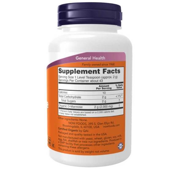 NOW Foods D-Mannose Pure Powder 85g
