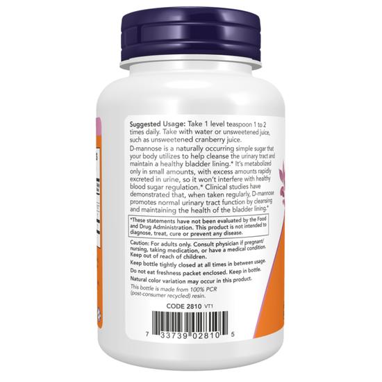 NOW Foods D-Mannose Pure Powder 85g