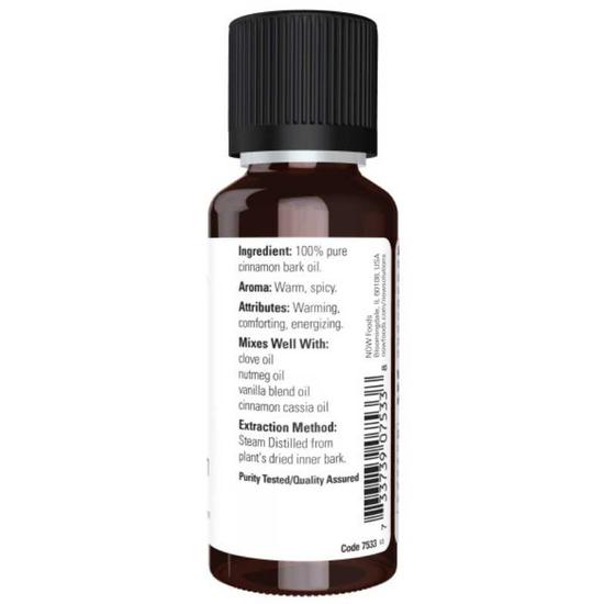 NOW Foods Essential Oil Cinnamon Bark Oil 30ml