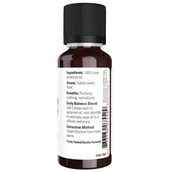 NOW Foods Essential Oil Geranium Oil 30ml