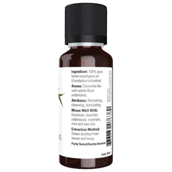 NOW Foods Essential Oil Lemon & Eucalyptus Blend 30ml