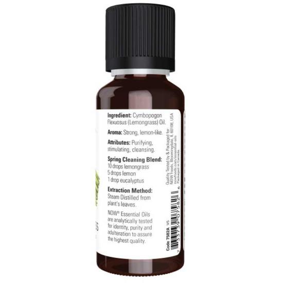 NOW Foods Essential Oil Lemongrass Oil 30ml