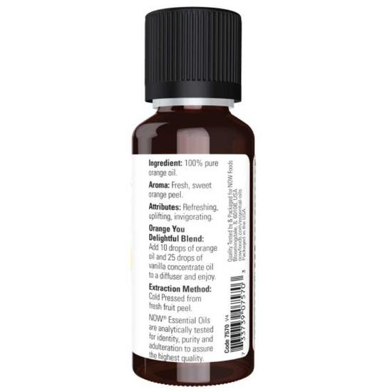 NOW Foods Essential Oil Orange Oil Pure 30ml