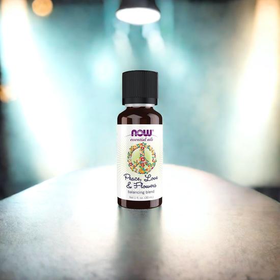 NOW Foods Essential Oil Peace Love & Flowers Oil Blend 30ml