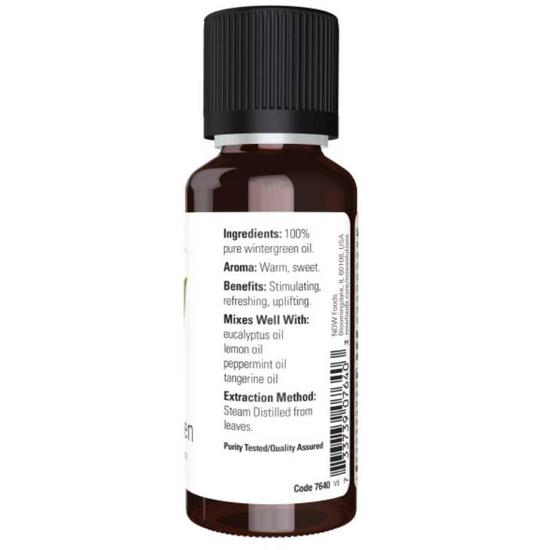 NOW Foods Essential Oil Wintergreen Oil 30ml