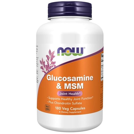 NOW Foods Glucosamine & MSM Capsules 60 Capsules