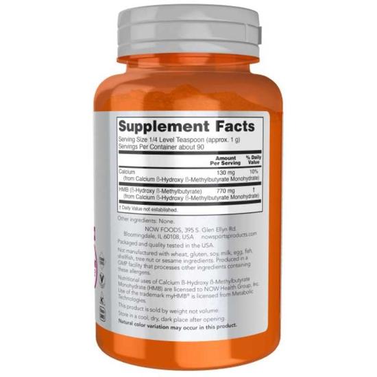 NOW Foods HMB Powder 90g