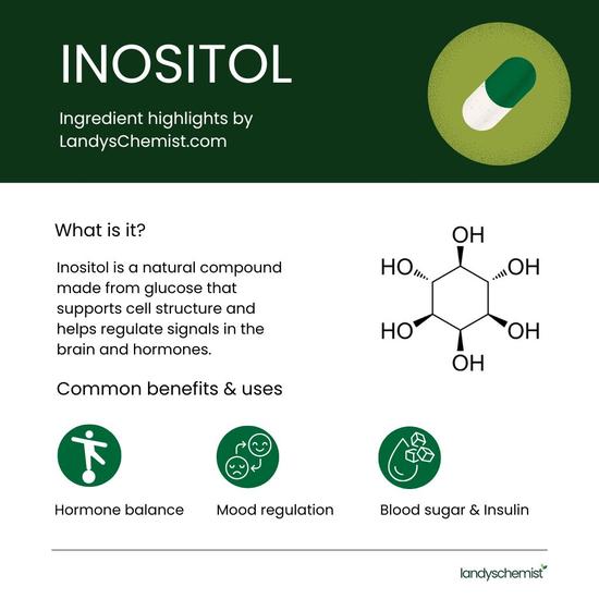 NOW Foods Inositol 500mg Capsules 100 Capsules