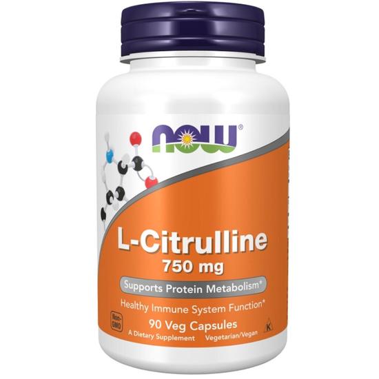 NOW Foods L-Citrulline 750mg Capsules 90 Capsules