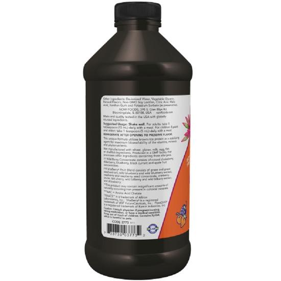 NOW Foods Liquid Multi Wild Berry Iron Free 473ml