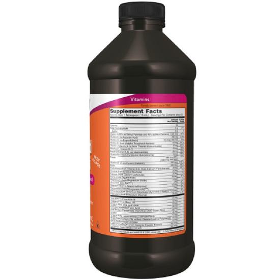 NOW Foods Liquid Multi Wild Berry Iron Free 473ml