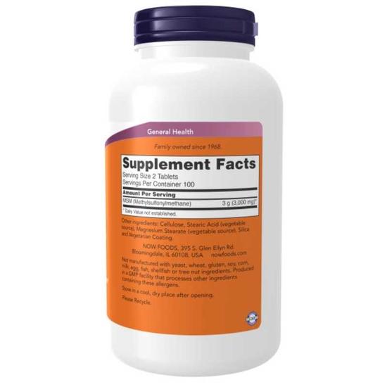 NOW Foods MSM Methylsulphonylmethane Powder 227g