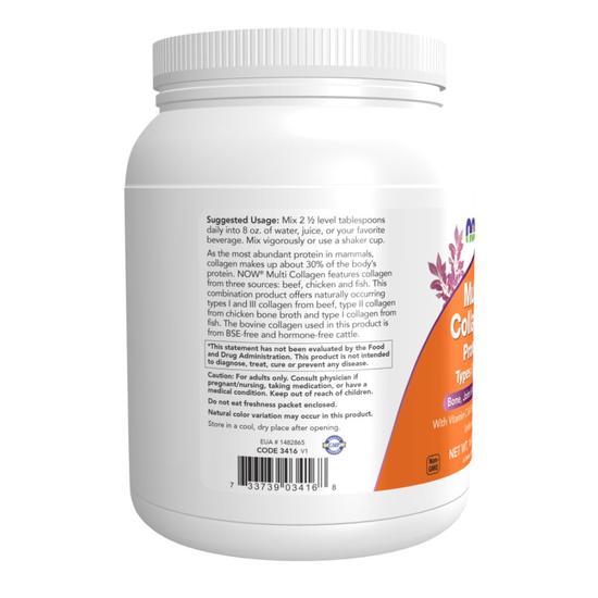NOW Foods Multi Collagen Protein Powder 454g