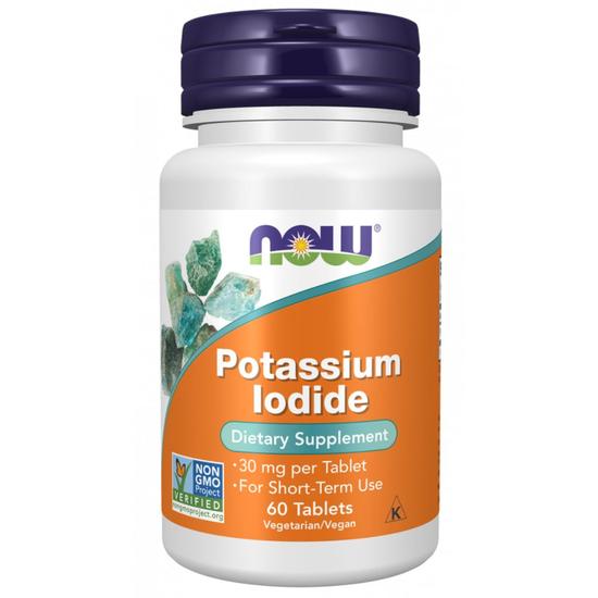 NOW Foods Potassium Iodide 30mg Tablets 60 Tablets