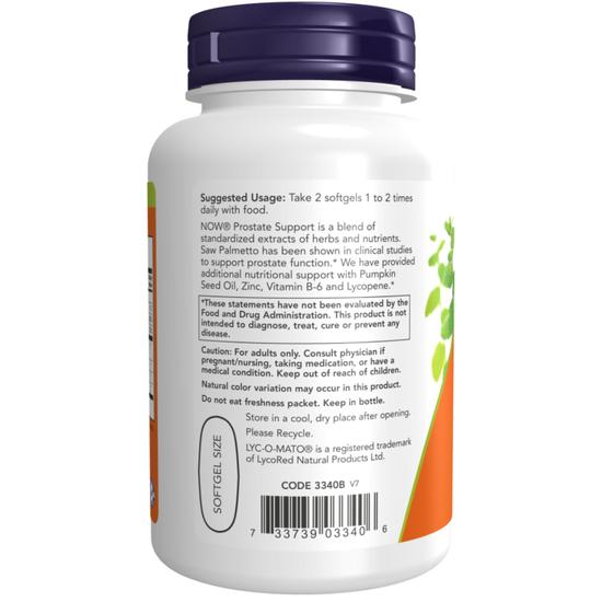 NOW Foods Prostate Support Softgels 90 Softgels