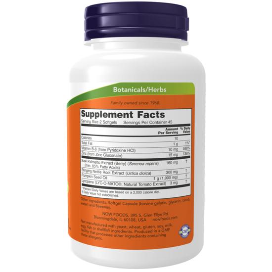 NOW Foods Prostate Support Softgels 90 Softgels