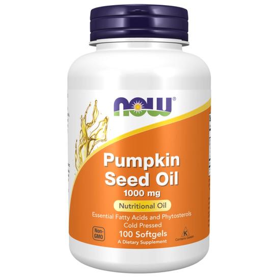 NOW Foods Pumpkin Seed Oil 1000mg Softgels 100 Softgels