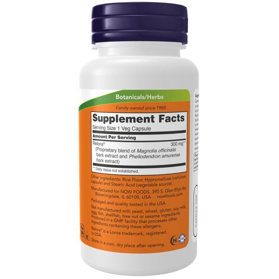 NOW Foods Relora 300mg Capsules 60 Capsules