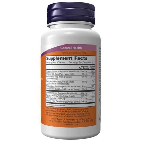 NOW Foods Respir-All Allergy Tablets 60 Tablets