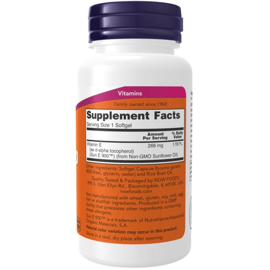 NOW Foods Sun-E 400iu Softgels 60 Softgels