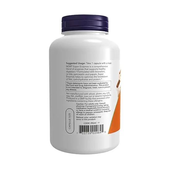 NOW Foods Super Enzymes Capsules 90 Capsules