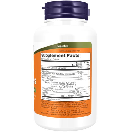 NOW Foods Super Enzymes Tablets 180 Tablets
