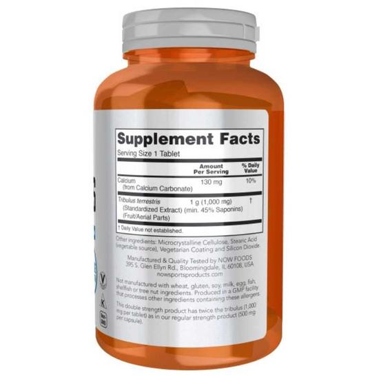 NOW Foods Tribulus 1000mg Tablets 90 Tablets