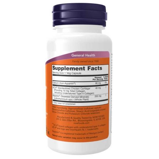 NOW Foods UC-II Undenatured Type II Collagen Capsules 60 Capsules