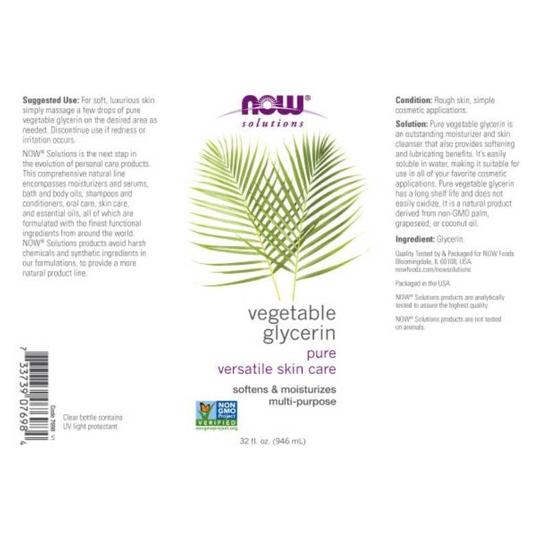 NOW Foods Vegetable Glycerine 118ml